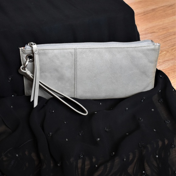 HOBO Handbags - HOBO Gray Vida Wristlet Clutch